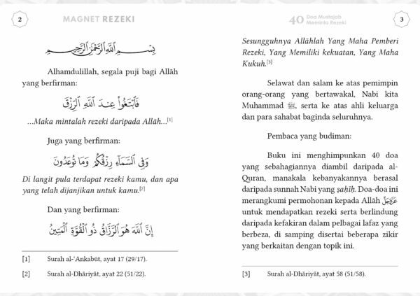 Magnet Rezeki: Koleksi Doa Mustajab Meminta Rezeki daripada al-Quran & Al-Sunnah - Image 3