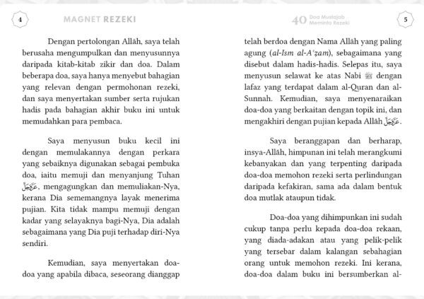 Magnet Rezeki: Koleksi Doa Mustajab Meminta Rezeki daripada al-Quran & Al-Sunnah - Image 4